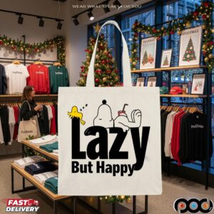Snoopy And Woodstock Lazy But Happy Meme T Shirt
