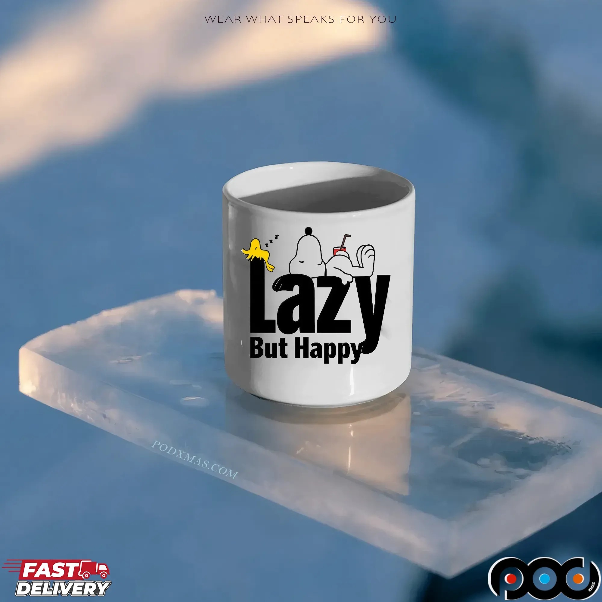 Snoopy And Woodstock Lazy But Happy Meme T Shirt