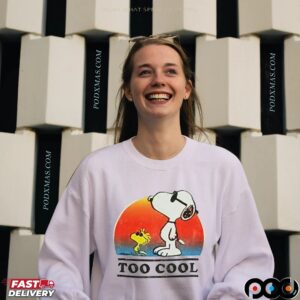 Snoopy And Woodstock Too Cool Vintage T Shirt