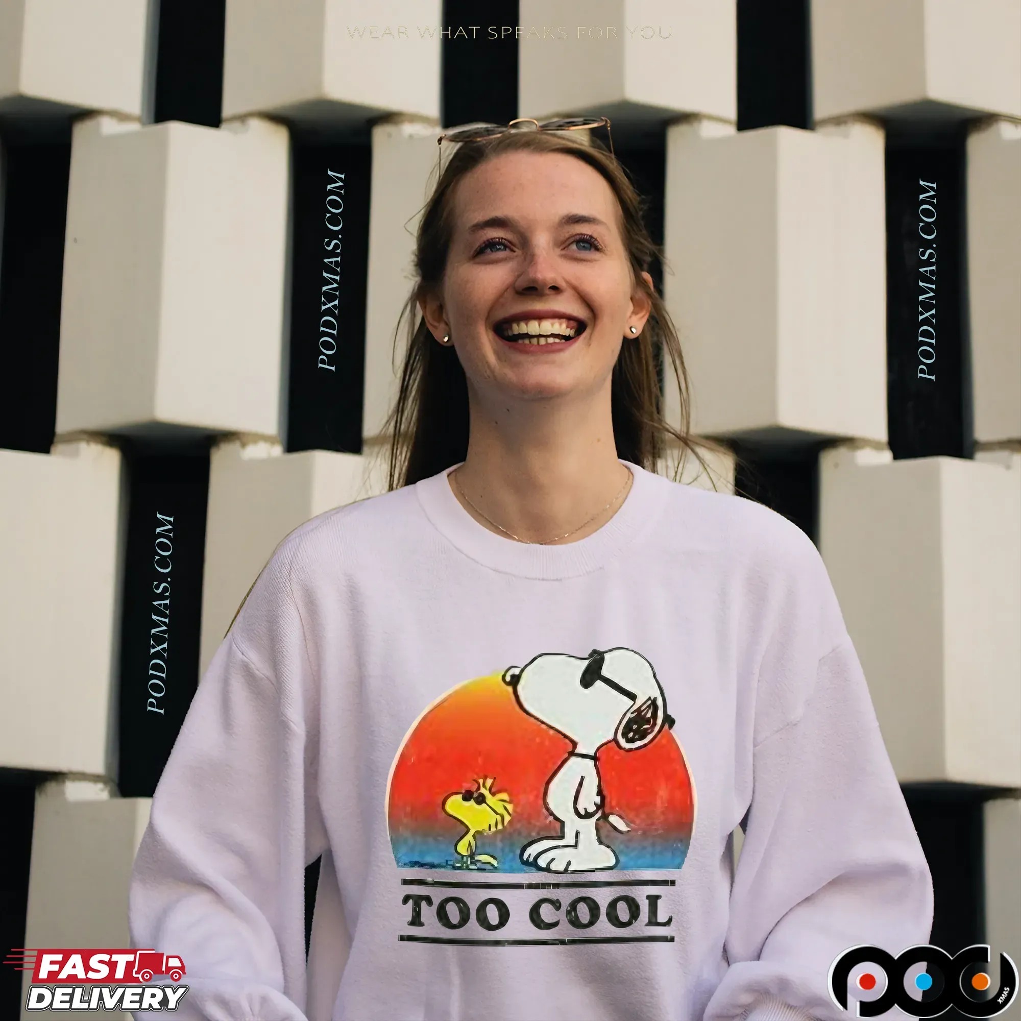Snoopy And Woodstock Too Cool Vintage T Shirt