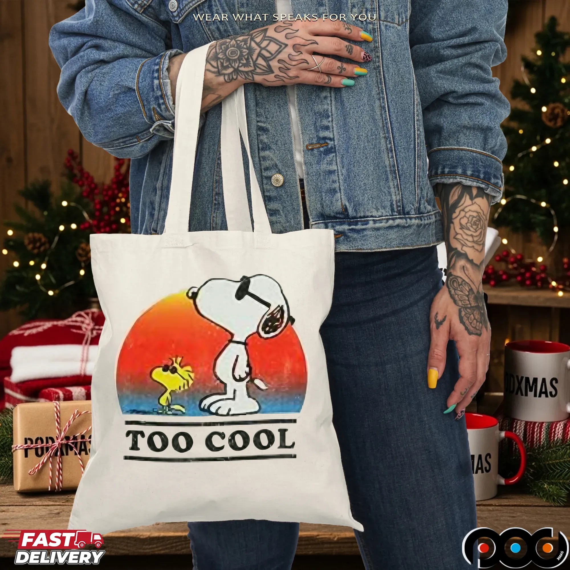 Snoopy And Woodstock Too Cool Vintage T Shirt