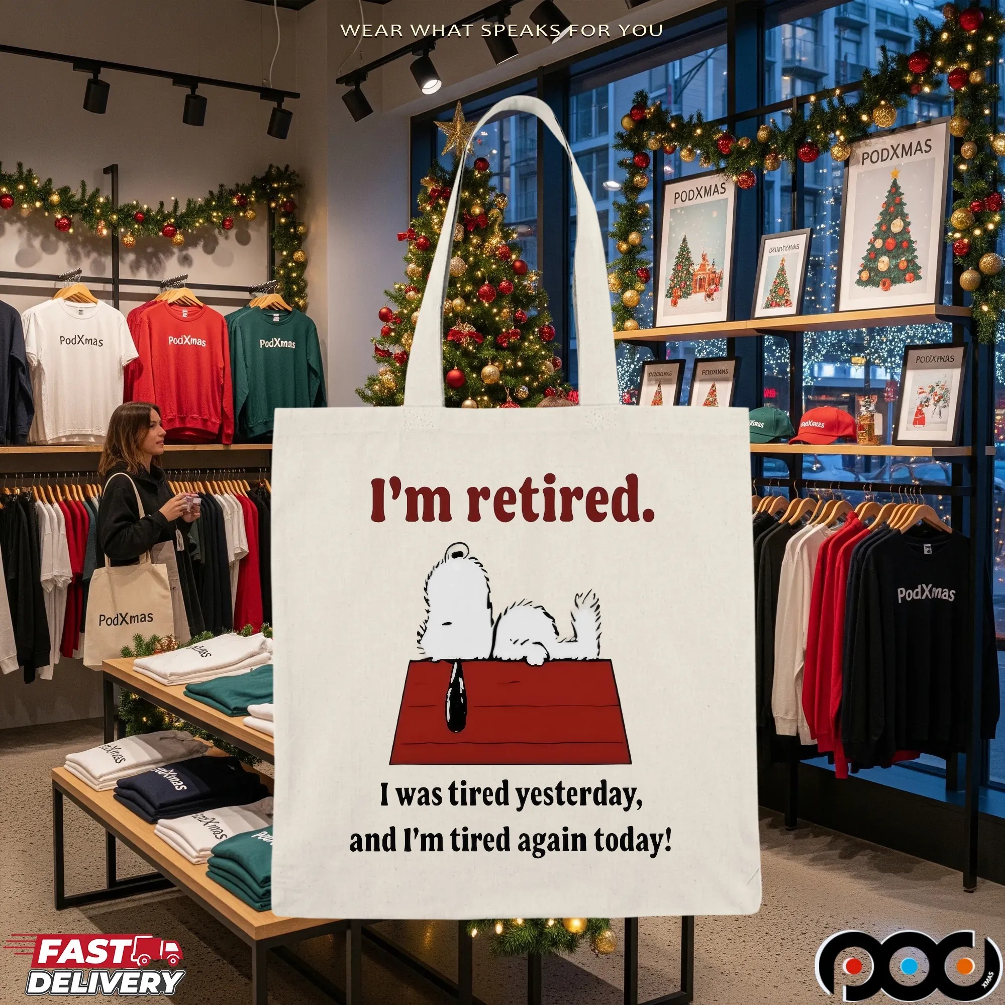 Snoopy Meme I'm Retired I Was Tired Yesterday And I'm Tired Again Today Lazy The Peanuts T Shirt