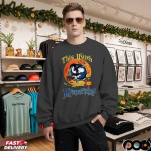 Snoopy This Witch Loves The Dallas Mavericks Halloween T Shirt
