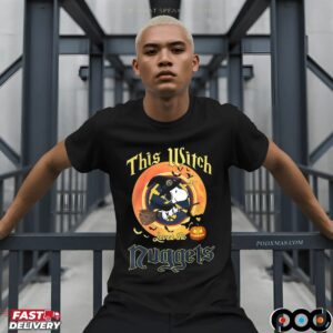 Snoopy This Witch Loves The Denver Nuggets Halloween T Shirt