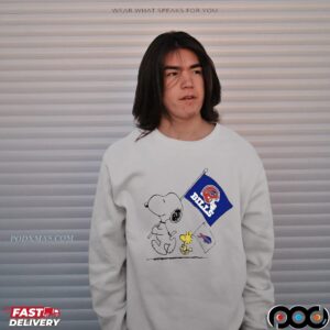 Snoopy and Woodstock Peanuts Buffalo Bills NFL Graphic T Shirt