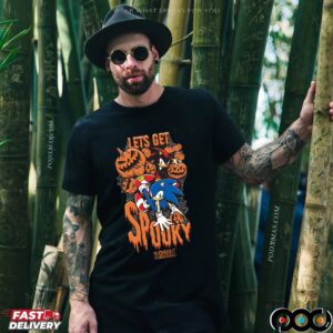 Sonic The Hedgehog Boys Let's Get Spooky Season Halloween T Shirt