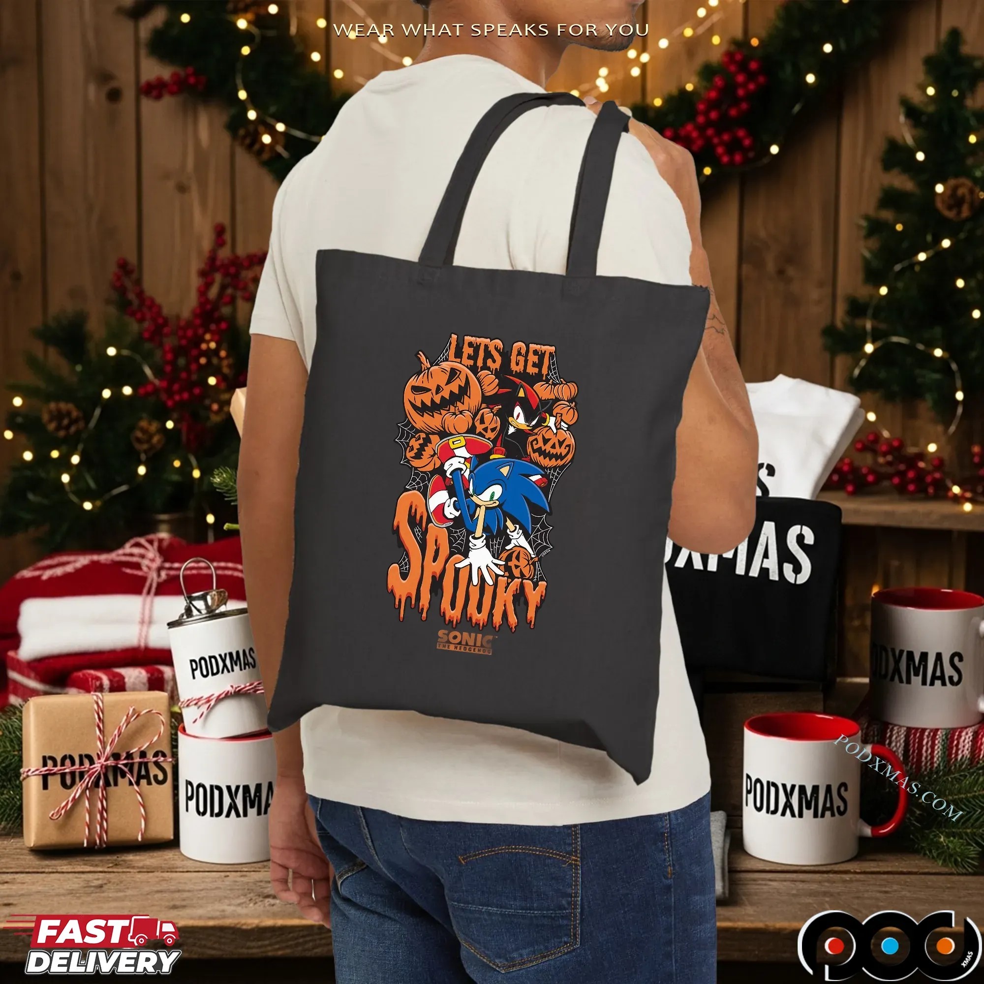 Sonic The Hedgehog Boys Let's Get Spooky Season Halloween T Shirt