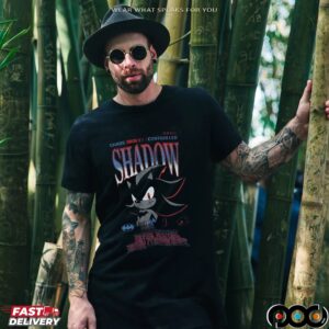 Sonic the Hedgehog DC Comics Shadow x Batman Never Waiver Never Compromise T Shirt