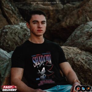 Sonic the Hedgehog DC Comics Shadow x Batman Never Waiver Never Compromise T Shirt