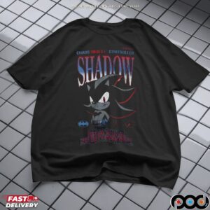 Sonic the Hedgehog DC Comics Shadow x Batman Never Waiver Never Compromise T Shirt