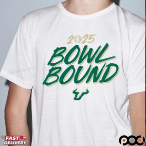 South Florida Bulls Football 2025 Bowl Bound T Shirt