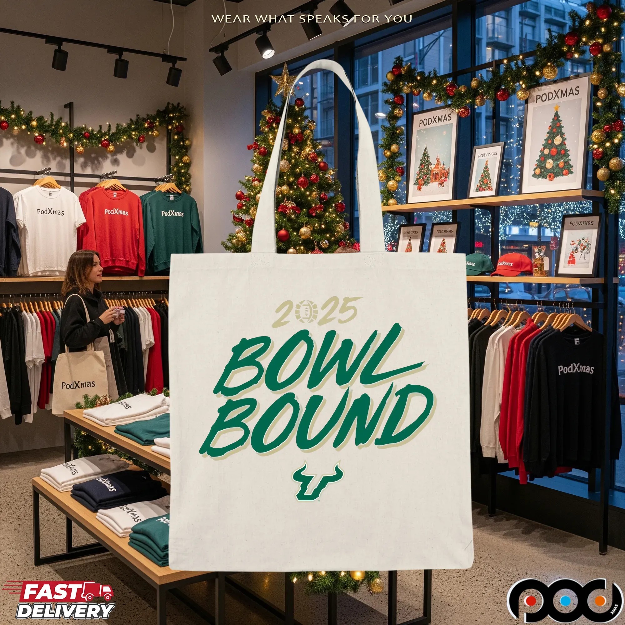 South Florida Bulls Football 2025 Bowl Bound T Shirt