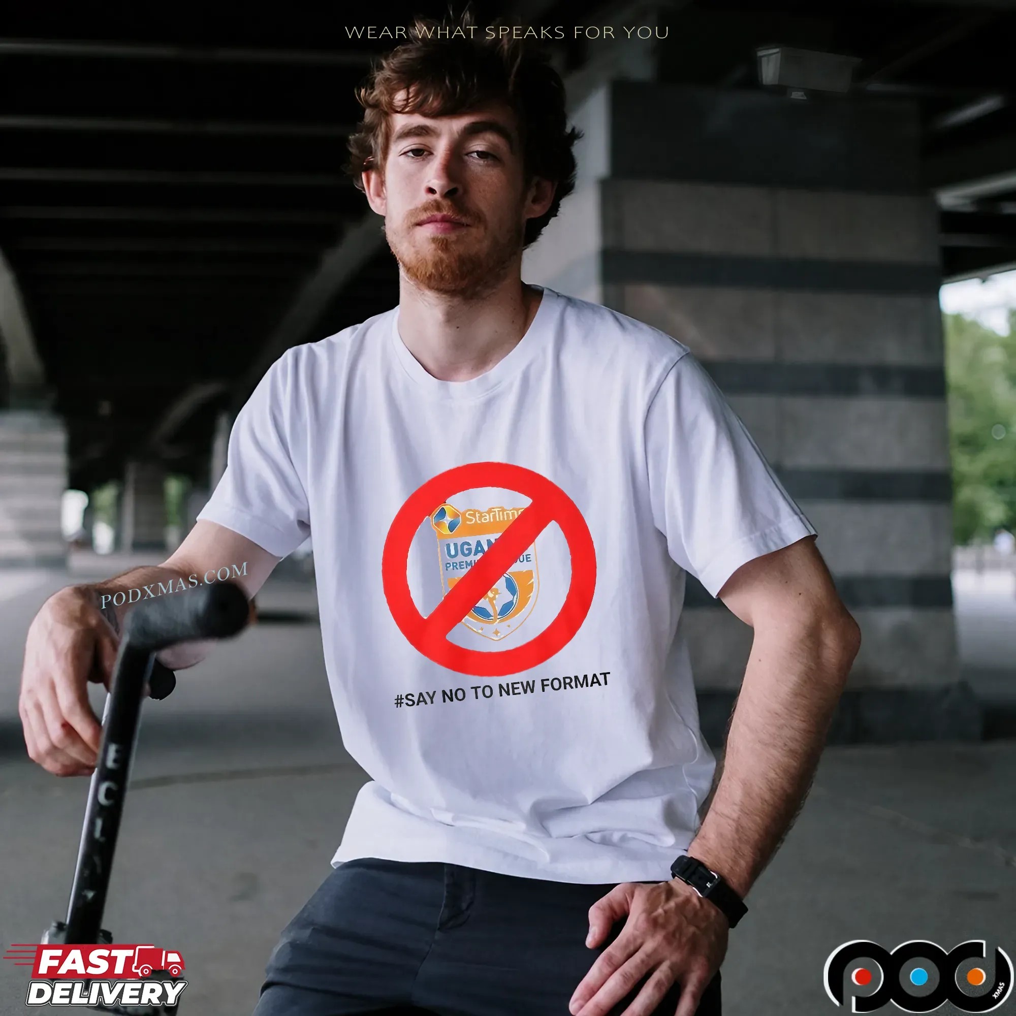 Startimes Uganda Premier League Say No To New Format Protest T Shirt