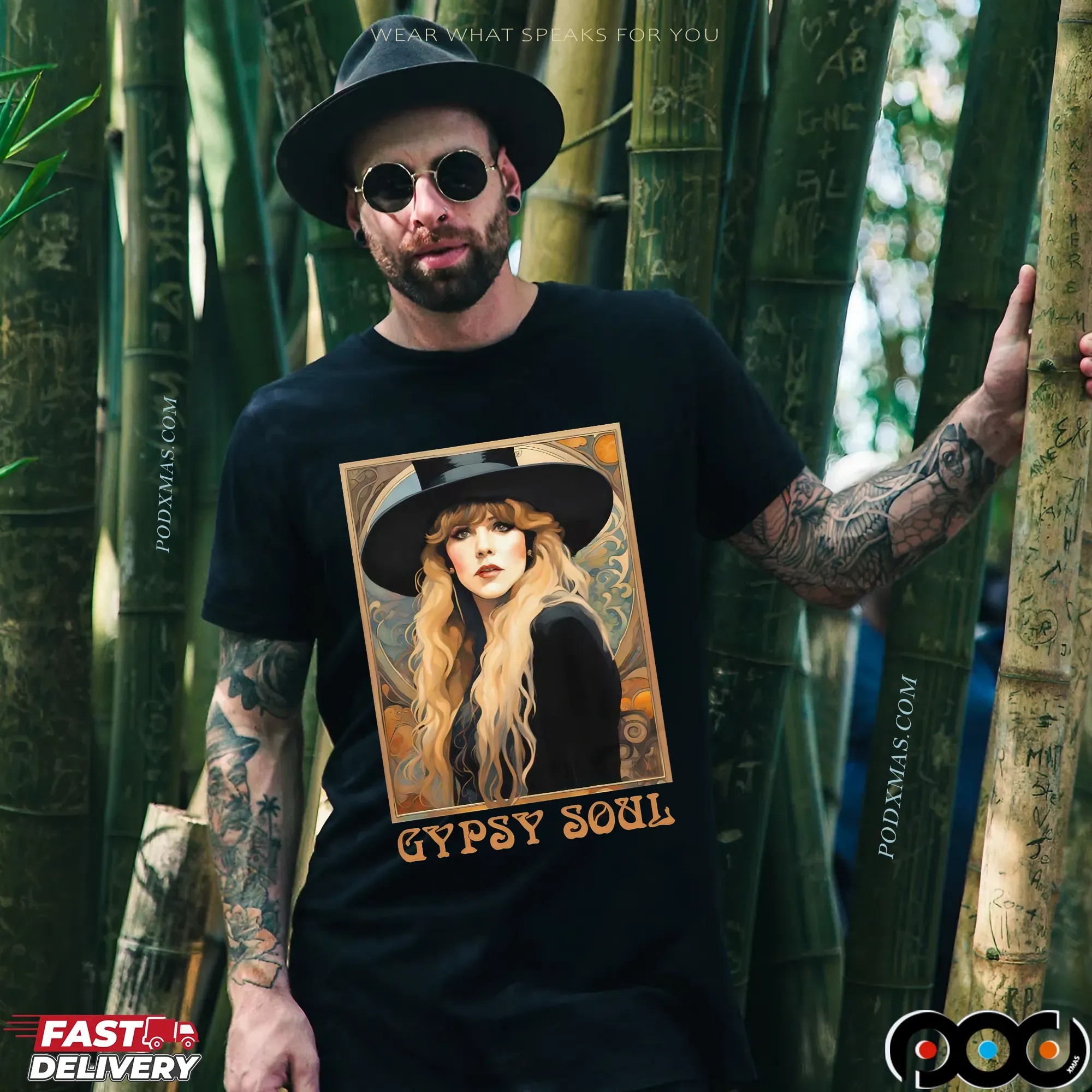 Stevie Nicks 2025 Tour Gypsy Soul Vintage Boho Rock Concert T Shirt