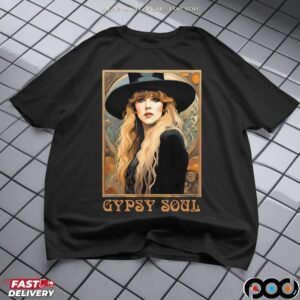 Stevie Nicks 2025 Tour Gypsy Soul Vintage Boho Rock Concert T Shirt