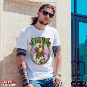 Stevie Nicks 2025 Tour Psychedelic Rose Art Vintage T Shirt