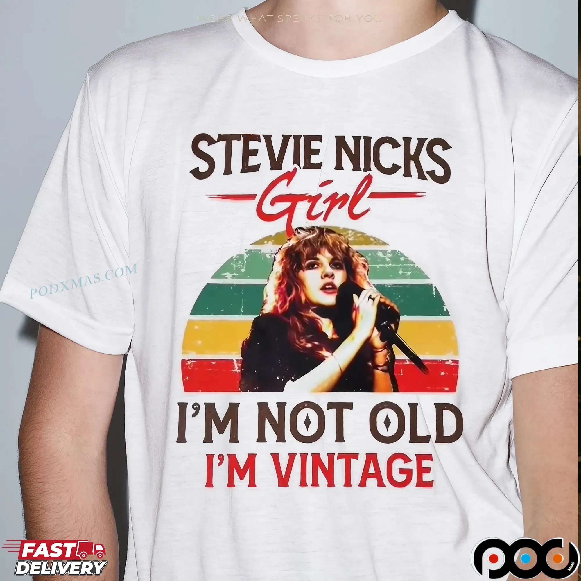 Stevie Nicks Girl I'm Not Old I'm Vintage Retro T Shirt