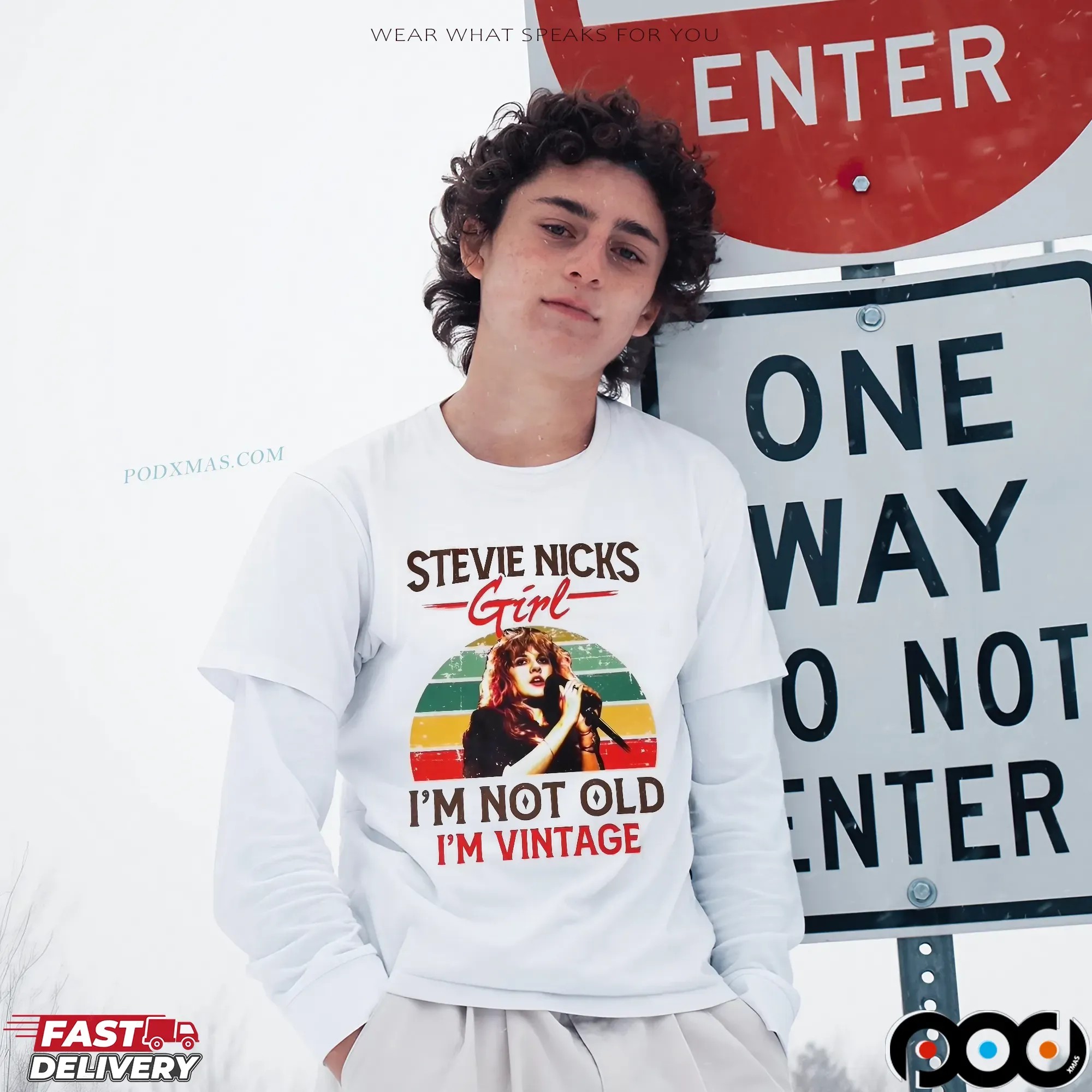 Stevie Nicks Girl I'm Not Old I'm Vintage Retro T Shirt