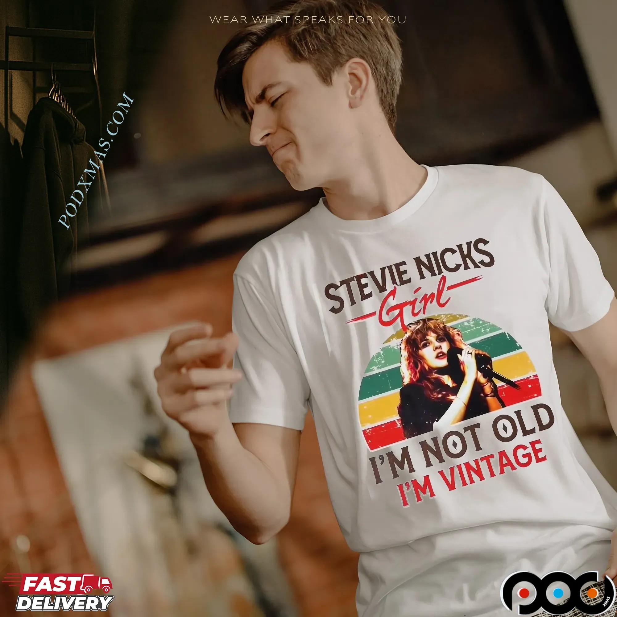 Stevie Nicks Girl I'm Not Old I'm Vintage Retro T Shirt