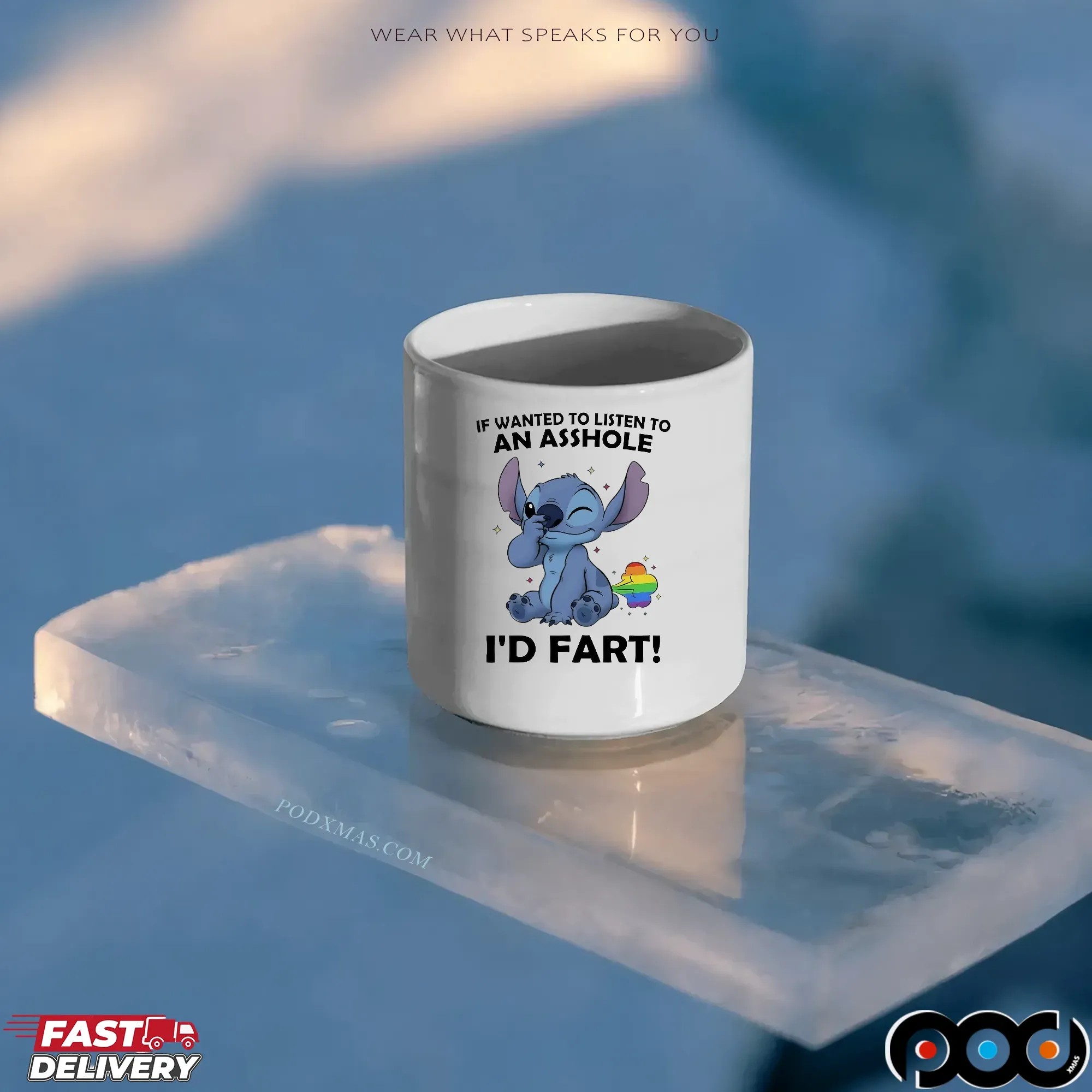 Stitch Meme If Wanted To Listen To An Asshole I'd Fart LGBT Pride T Shirt