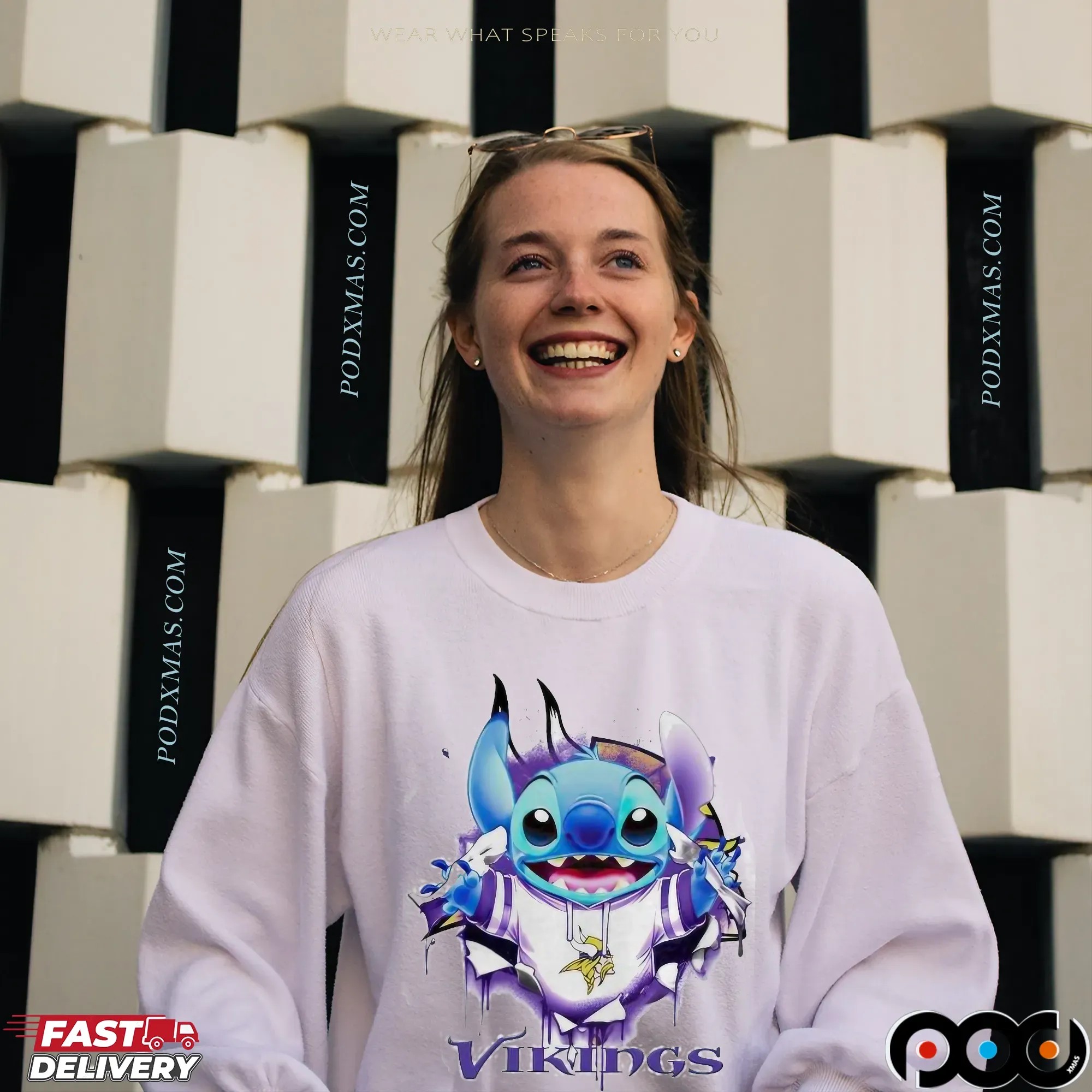 Stitch Minnesota Vikings Football Cartoon T Shirt