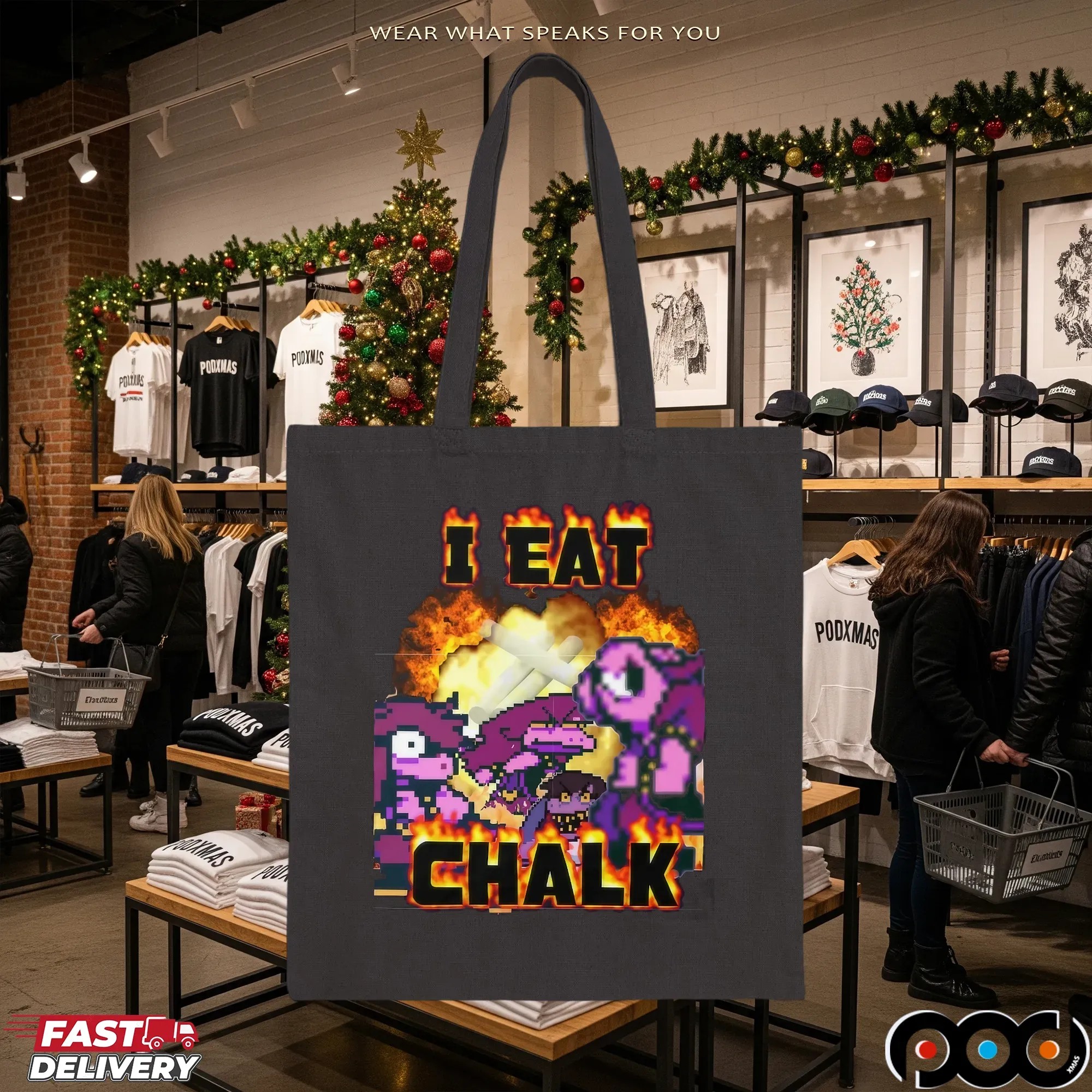 Susie Deltarune I Eat Chalk Vintage Bootleg T Shirt