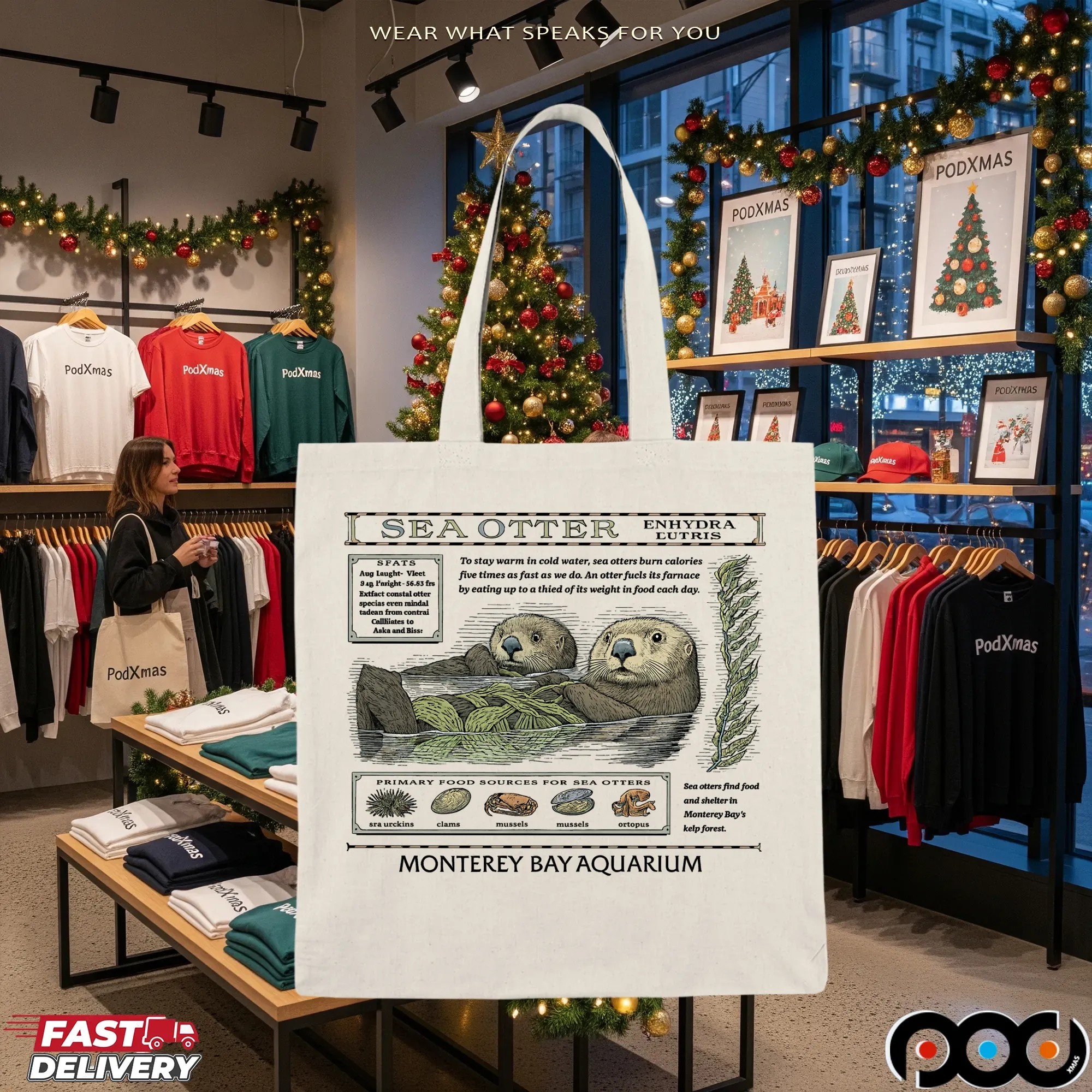 Swifties Monterey Bay Aquarium Sea Otter T Shirt