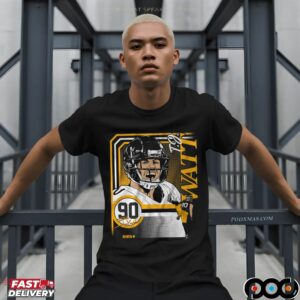 T J Watt Pittsburgh Steelers Collage Frame T Shirt