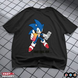 Take This, Kid Sonic The Hedgehog Vape Monster Drink T Shirt
