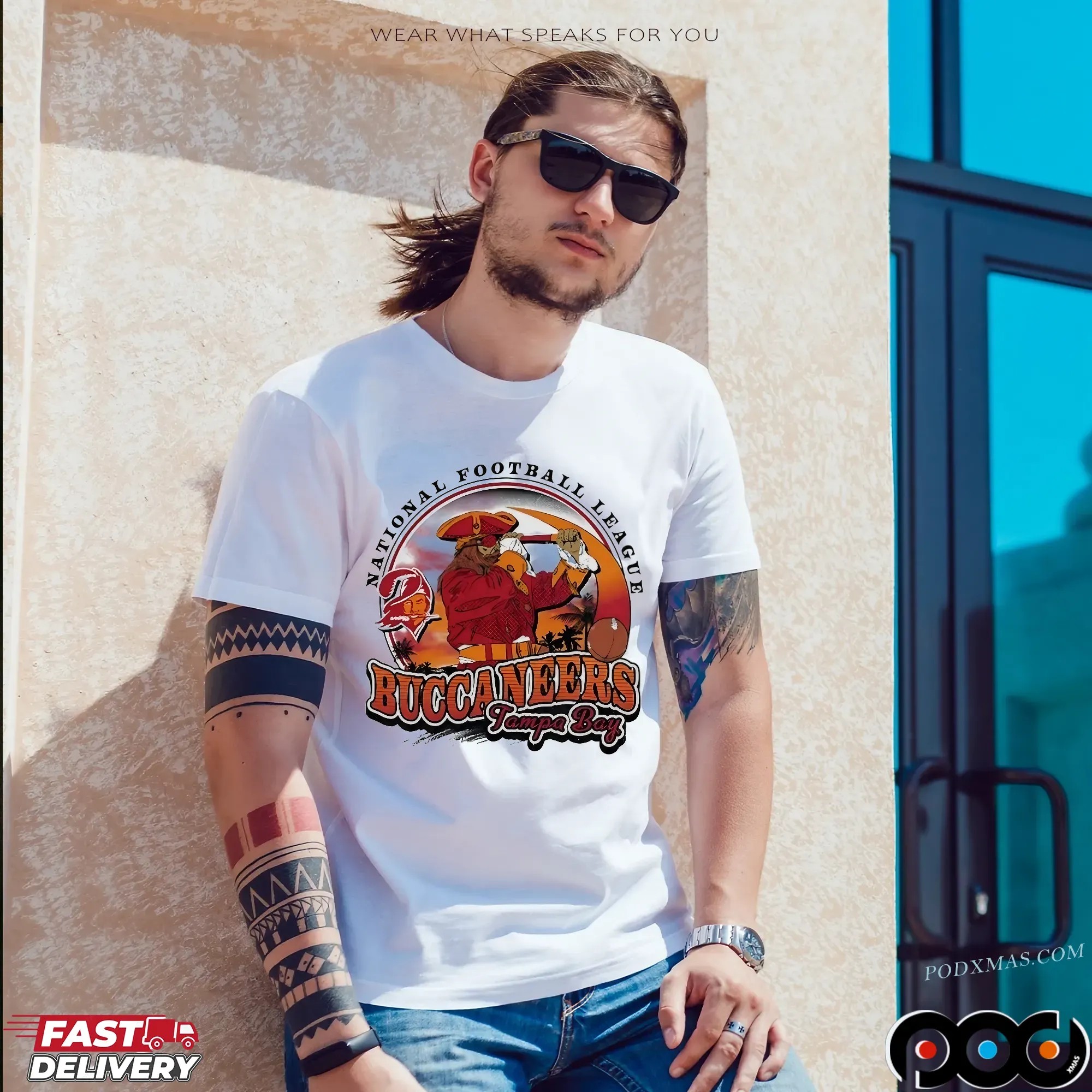 Tampa Bay Buccaneers Pirate 2025 NFL Football T Shirt