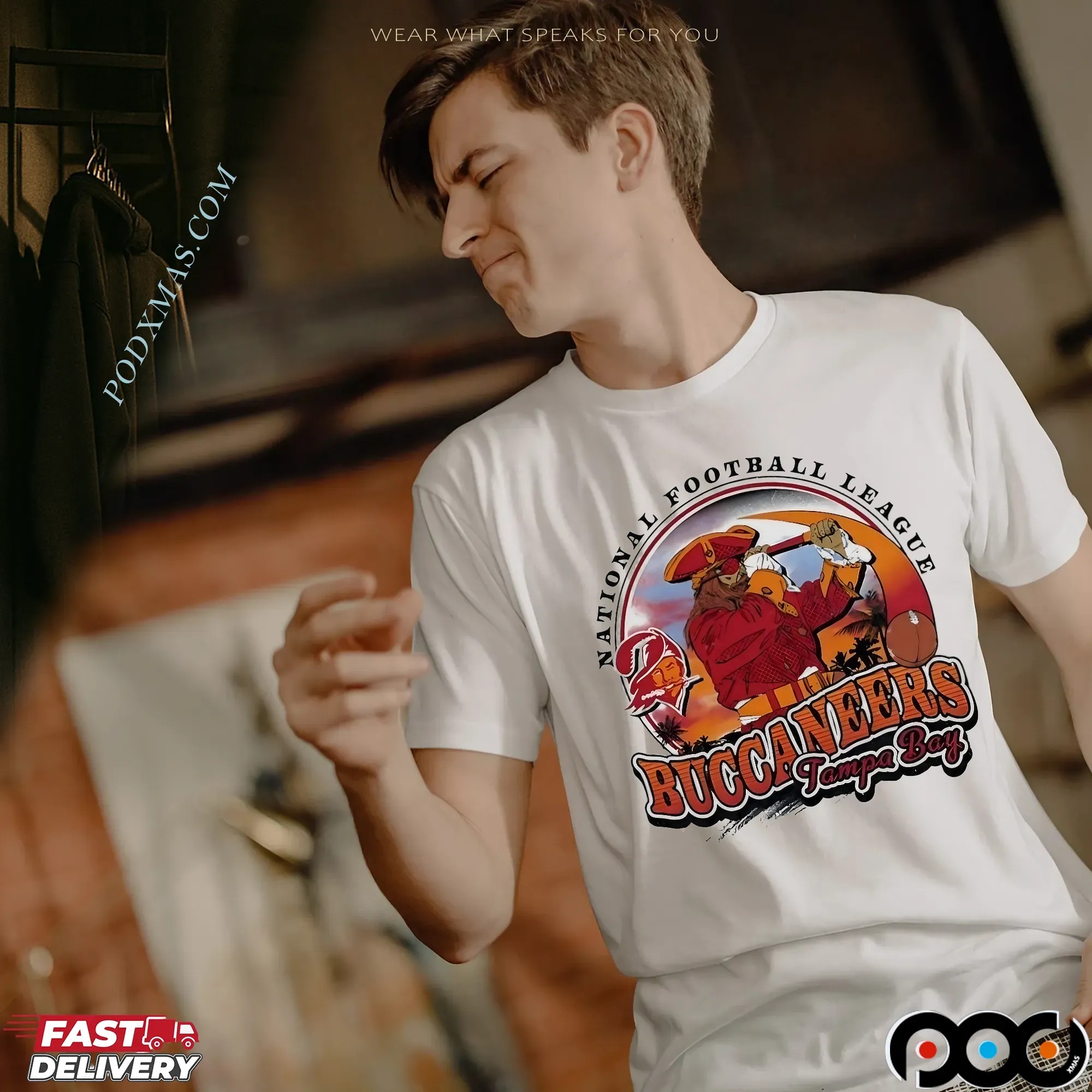 Tampa Bay Buccaneers Pirate 2025 NFL Football T Shirt