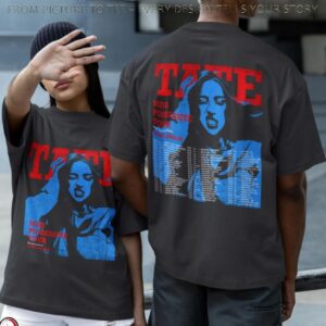 Tate Mcrae Miss Possessive Tour 2025 Double Sided T Shirt