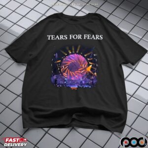 Tears For Fears Live Photo Tipping Point 2023 Tour T Shirt