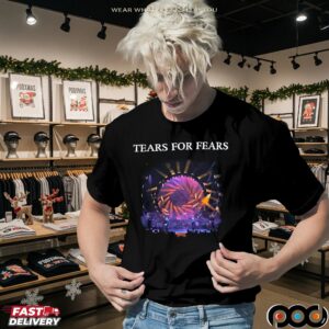 Tears For Fears Live Photo Tipping Point 2023 Tour T Shirt