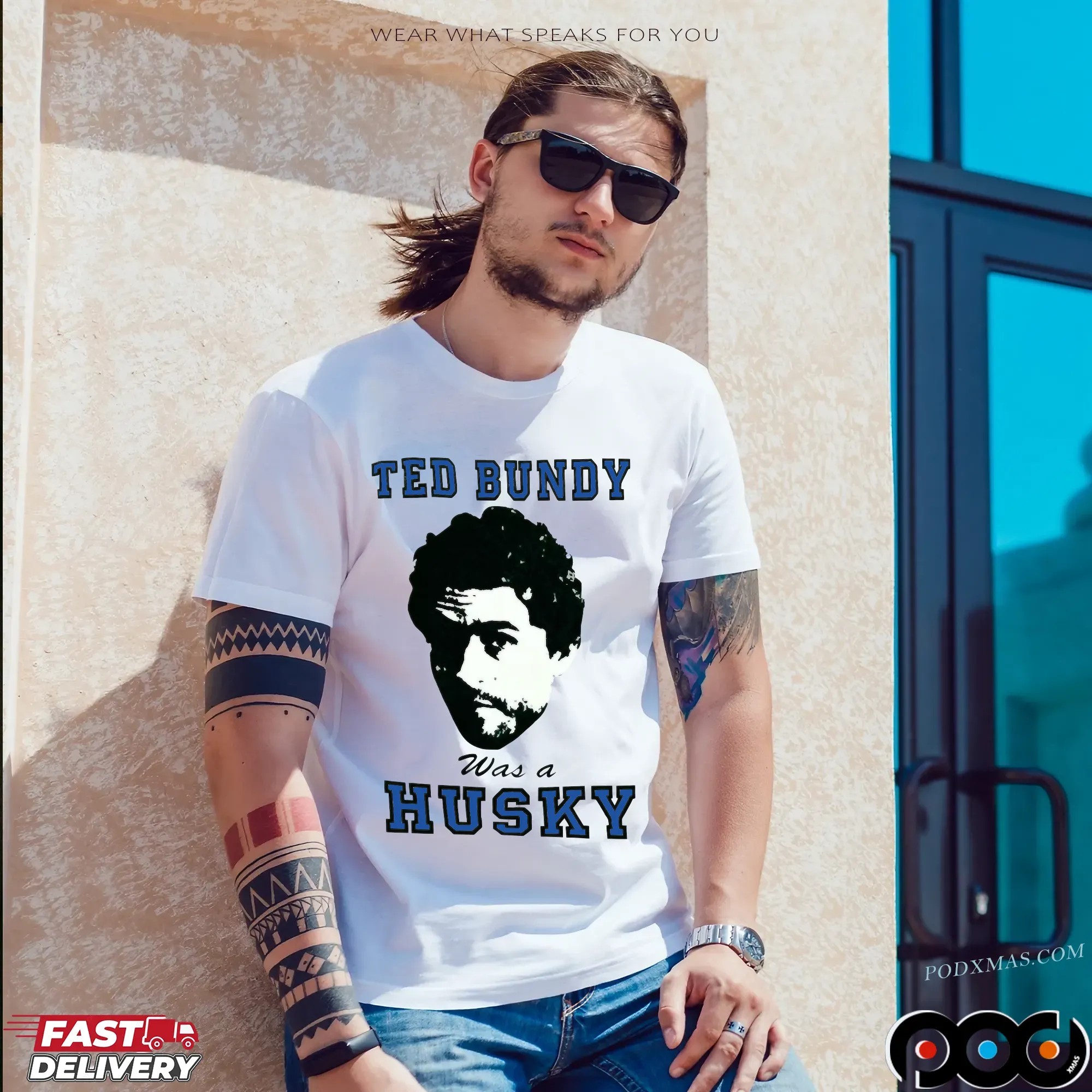Ted Bundy Was A Husky T Shirt