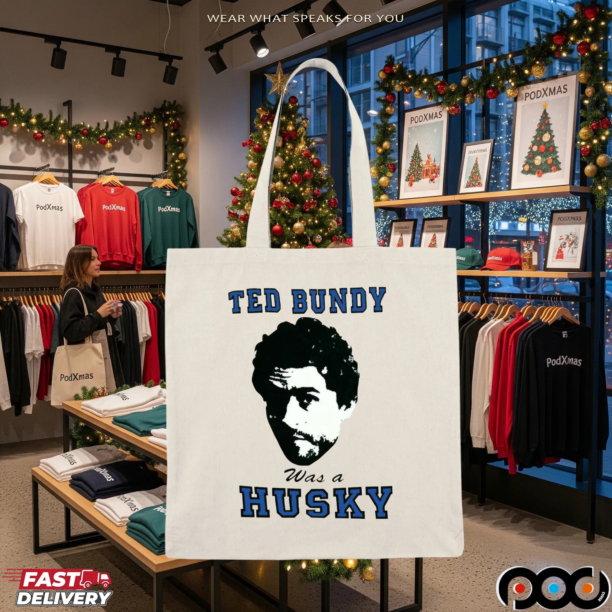 Ted Bundy Was A Husky T Shirt