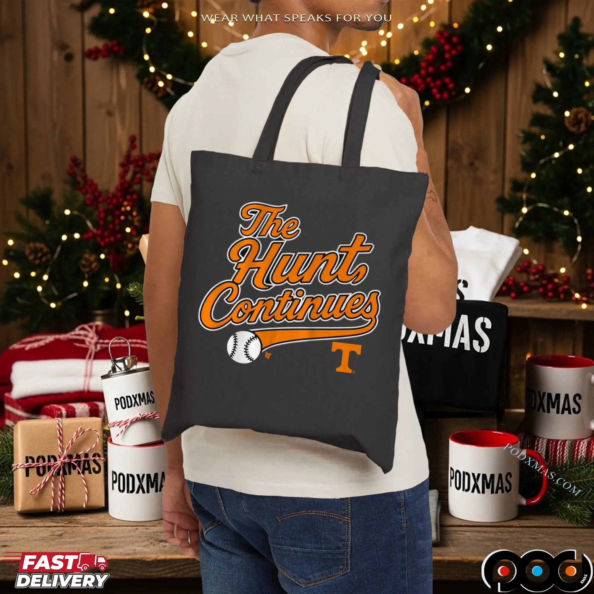 Tennessee Volunteers Baseball The Hunt Continues Graphic T Shirt