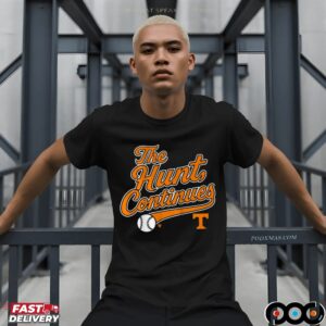 Tennessee Volunteers Baseball The Hunt Continues Graphic T Shirt