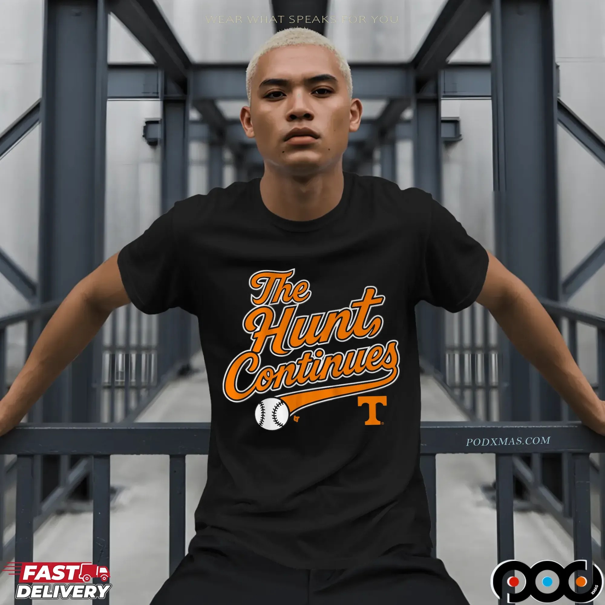 Tennessee Volunteers Baseball The Hunt Continues Graphic T Shirt