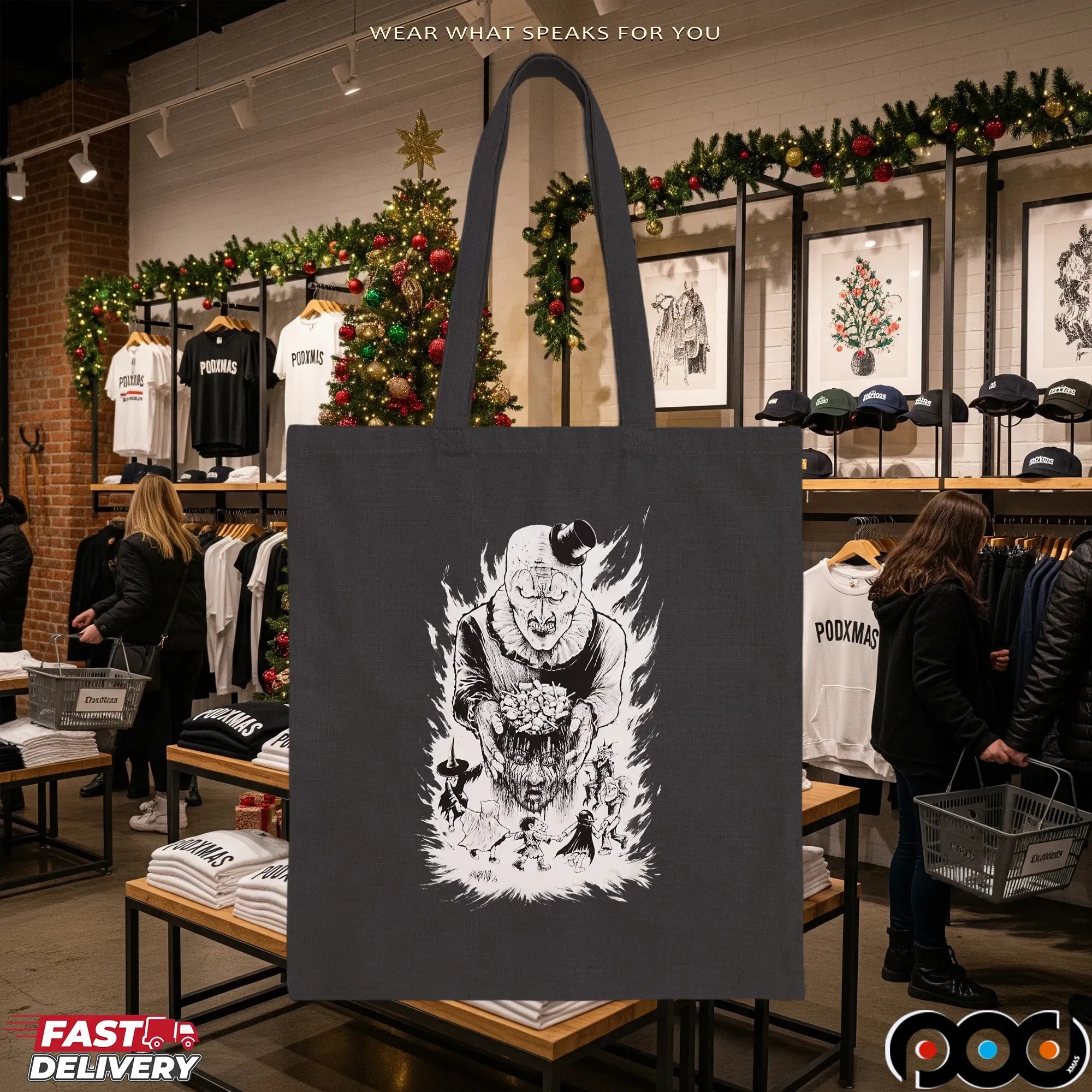 Terrifier Art The Clown Candy Head T-Shirt