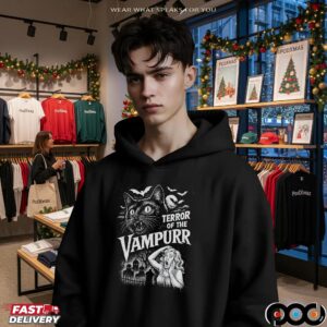 Terror Of The Vampurr Cat Halloween T Shirt