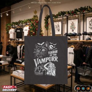 Terror Of The Vampurr Cat Halloween T Shirt