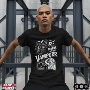 Terror Of The Vampurr Cat Halloween T Shirt