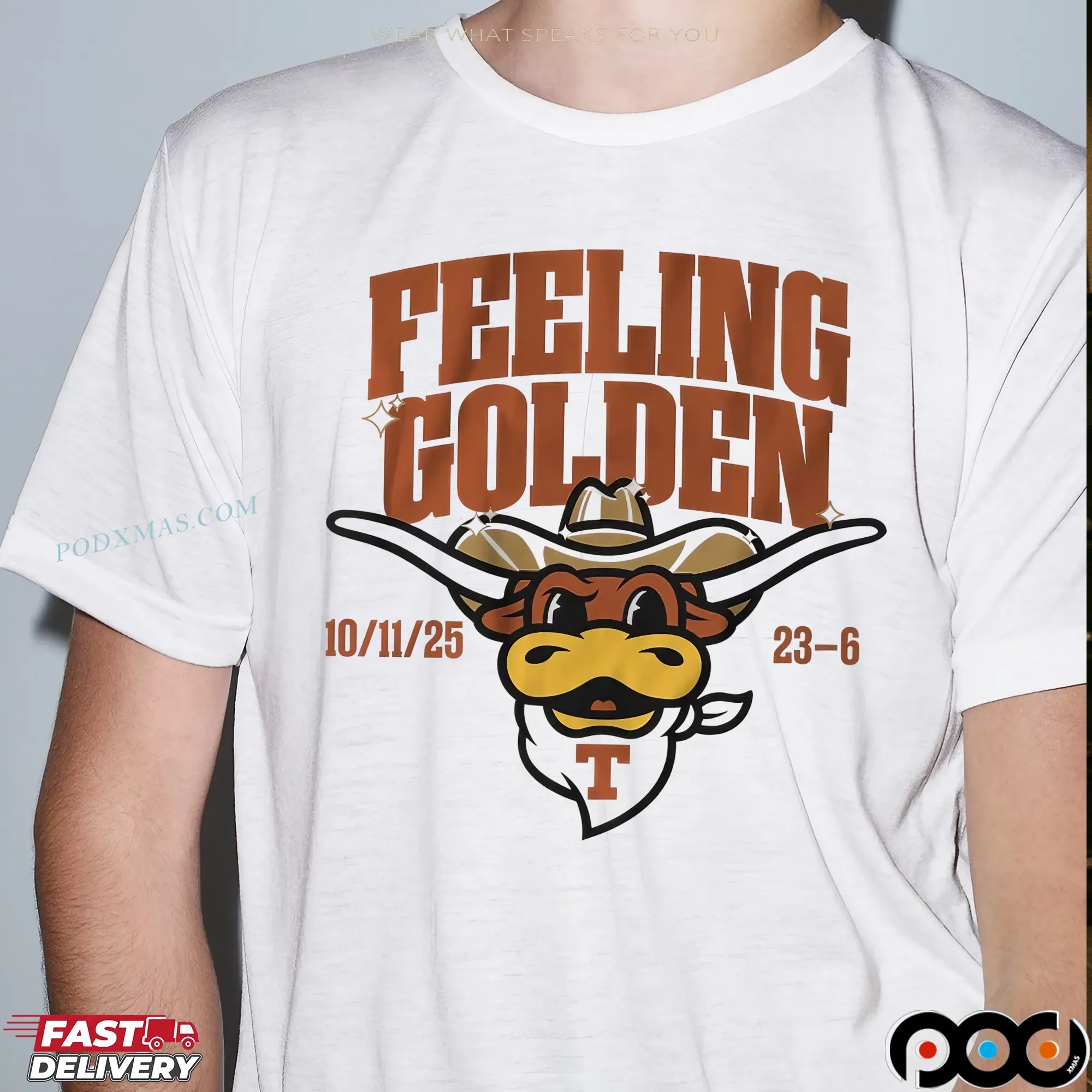 Texas Longhorns Feeling Golden T Shirt