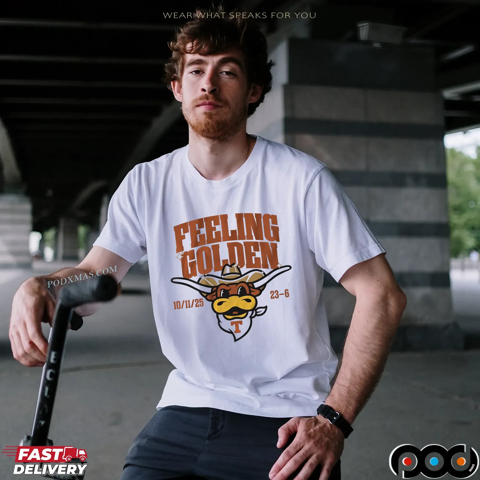 Texas Longhorns Feeling Golden T Shirt