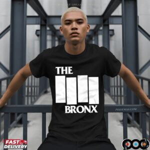 The Bronx Punk Rock Black Flag Band Logo Parody T Shirt