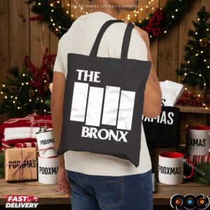 The Bronx Punk Rock Black Flag Band Logo Parody T Shirt