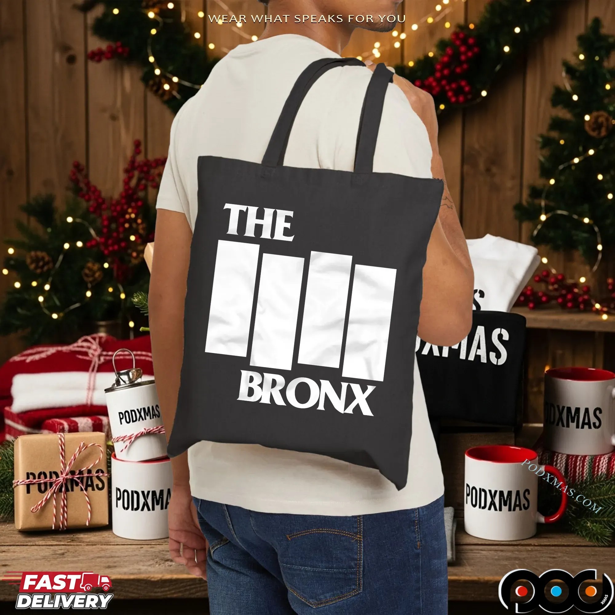 The Bronx Punk Rock Black Flag Band Logo Parody T Shirt