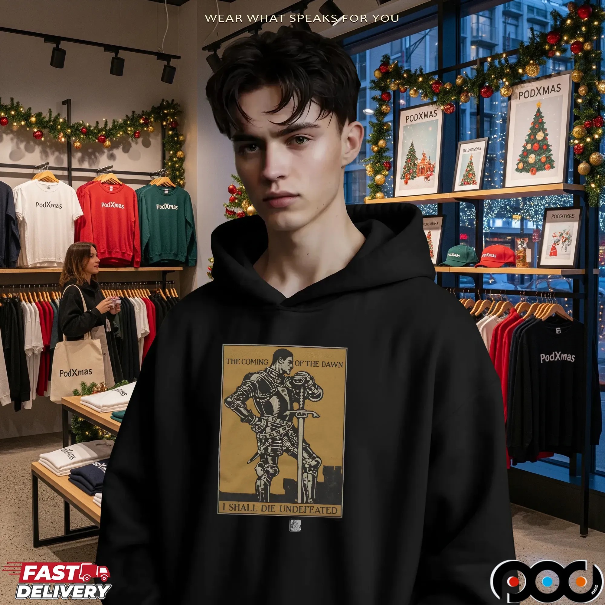 The Coming Of The Dawn I Shall Die Undefeated Knight T Shirt