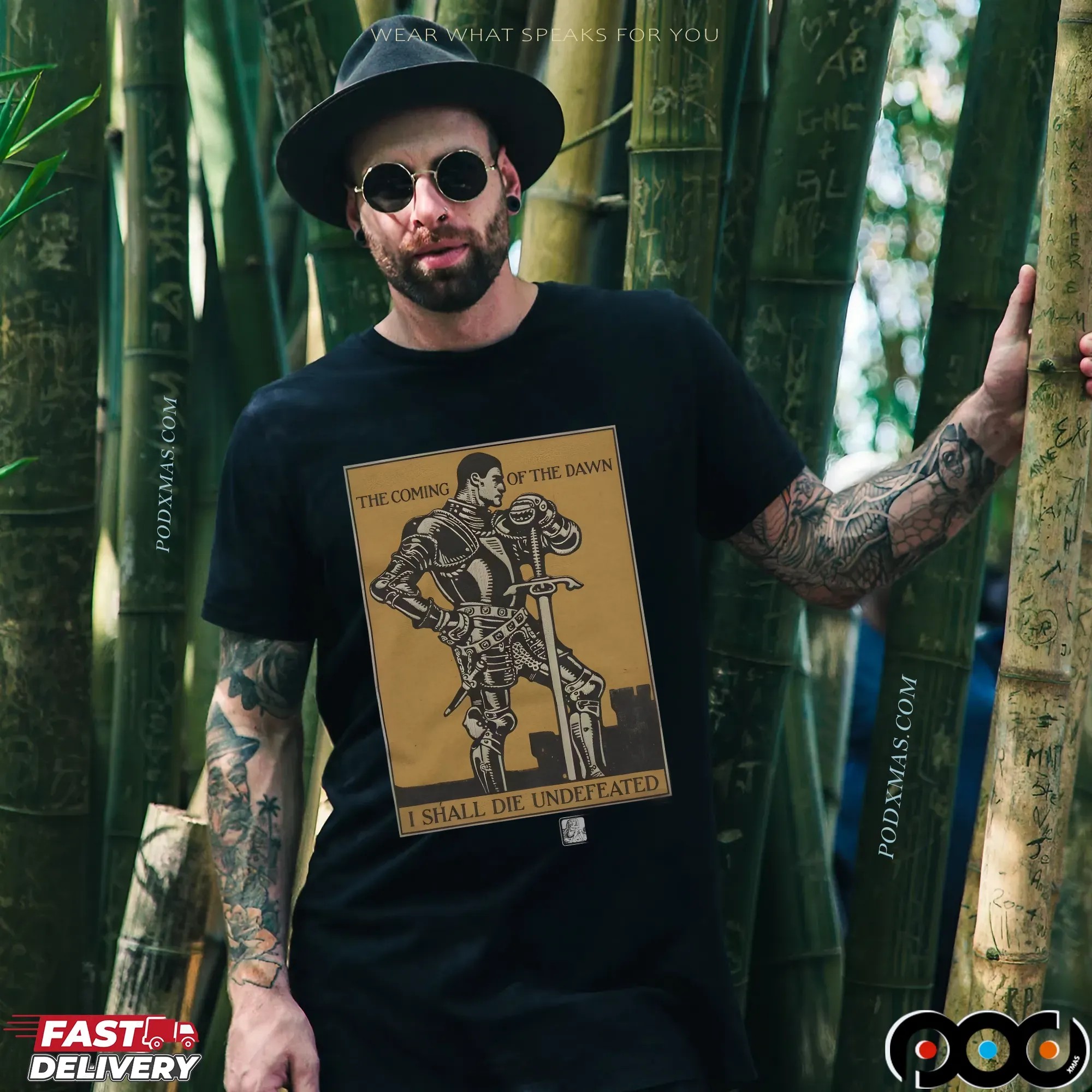 The Coming Of The Dawn I Shall Die Undefeated Knight T Shirt